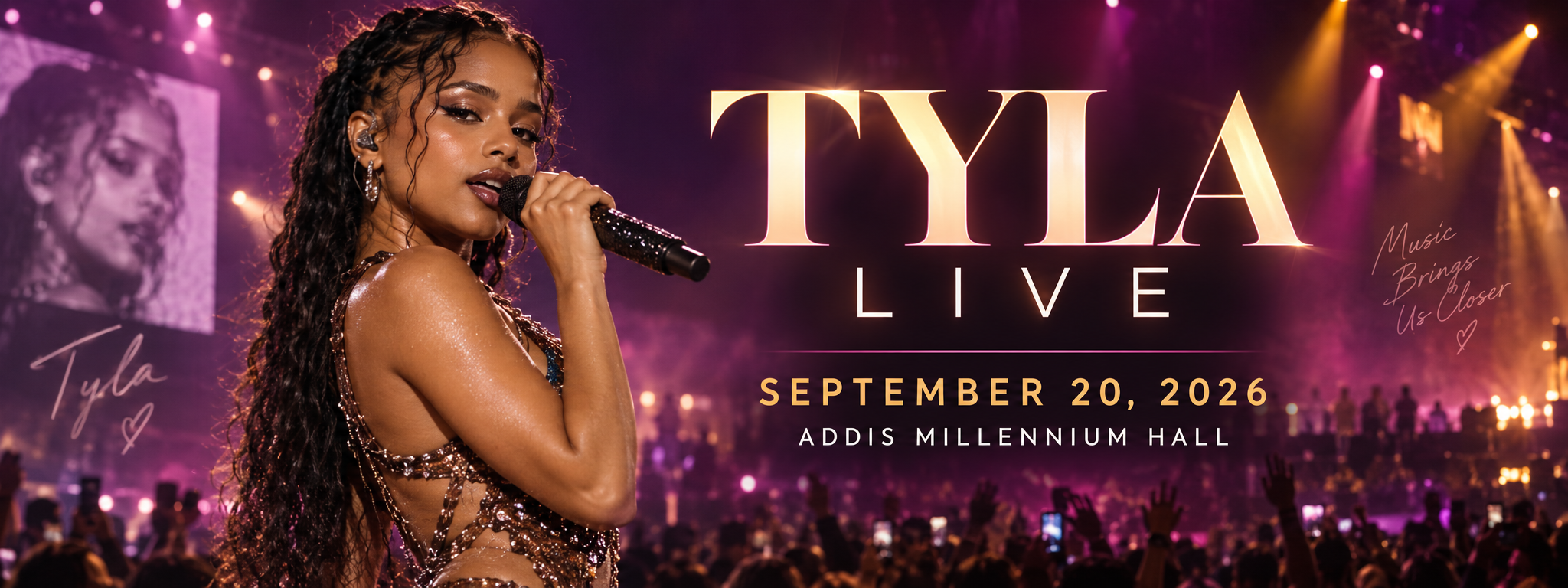 Tyla Live at Addis Millennium Arena